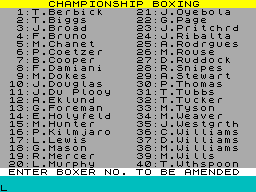 Running screen
