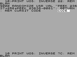 Running screen