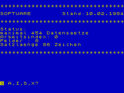 Running screen