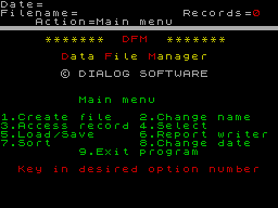 Running screen