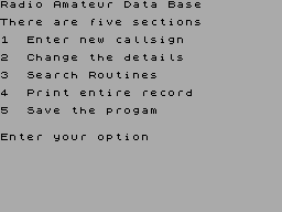 Running screen