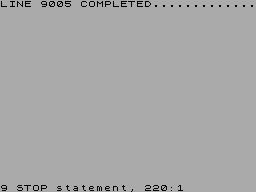 Running screen