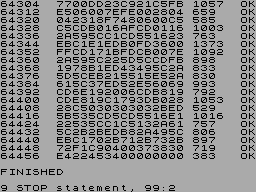 Running screen