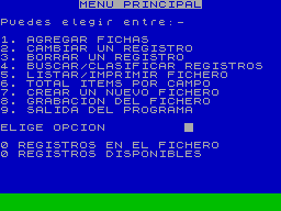 Running screen