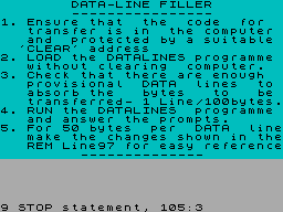 Running screen