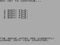 Running screen
