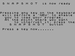 Running screen