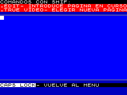 Running screen