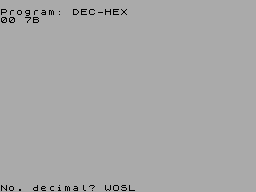 Running screen