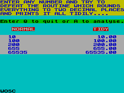 Running screen