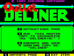 Running screen
