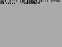 Running screen