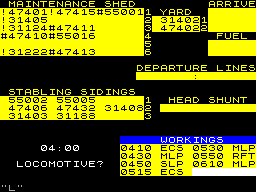 Running screen