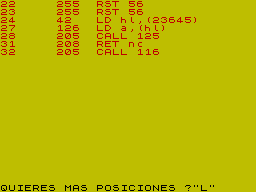 Running screen