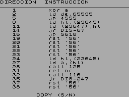 Running screen