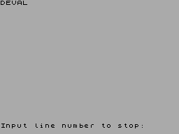 Running screen