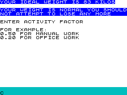 Running screen