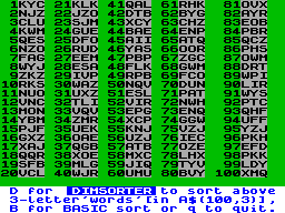 Running screen