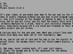 Running screen