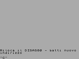 Running screen