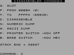 Running screen