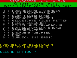 Running screen