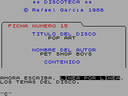 Running screen