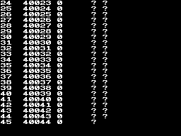 Running screen