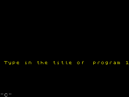 Running screen