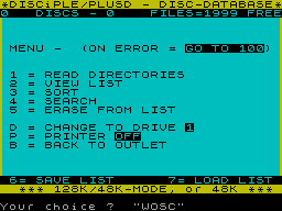 Running screen