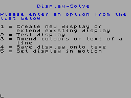 Running screen