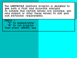 Running screen