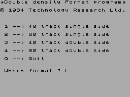 Running screen