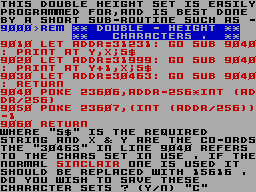 Running screen
