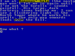 Running screen