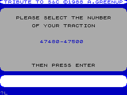 Running screen