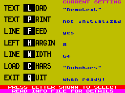 Running screen