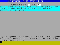 Running screen