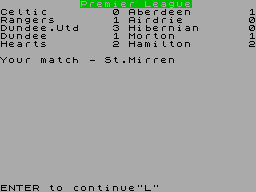 Running screen