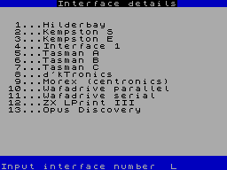 Running screen