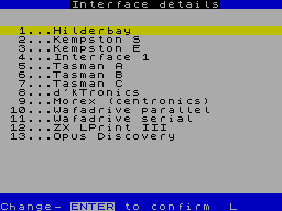 Running screen