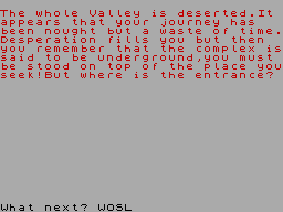 Running screen