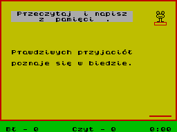 Running screen