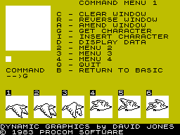 Running screen