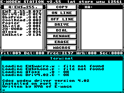 Running screen