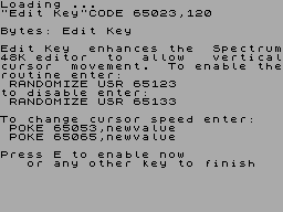 Running screen