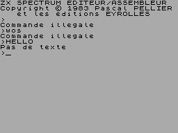 Running screen