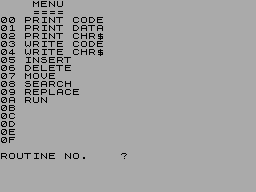 Running screen