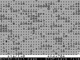 Running screen