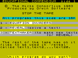 Running screen
